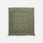 Ποτηρόπανο Cute Chef Green 50x50 Nef Nef Homeware