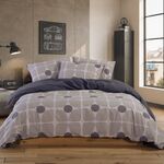 Σετ Παπλωματοθήκη Casual Coreo Taupe 170x240 Μονή Nef Nef Homeware