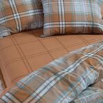 Σετ Σεντόνια Resten Camel 160x260 Μονά Φανέλα Nef Nef Homeware
