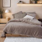 Σετ Παπλωματοθήκη Wilden Greige 240x220 Fleece Nef Nef Homeware
