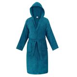 Μπουρνούζι Κουκούλα Olia Petrol Madi Homeware