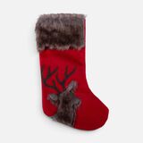 Χριστουγεννιάτικη Κάλτσα Reindeer Red 16x43 Nef Nef Homeware