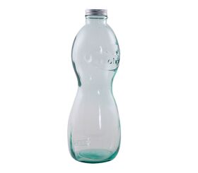 Μπουκάλι Νερού από Ανακυκλωμένο Γυαλί Βιδωτό Καπάκι 1L NEF-NEF
