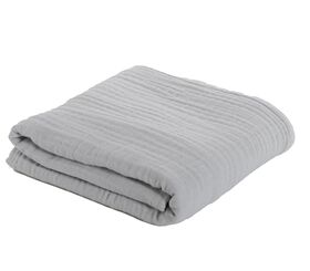 Κουβέρτα Whisper Grey Κούνιας 110x150 Βαμβακερή NEF-NEF