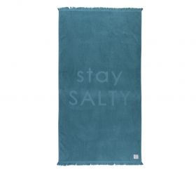 Πετσέτα Stay Salty Teal 90x170 NEF-NEF