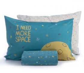 Σετ Παπλωματοθήκη Outer Space1x(160x240) +1x(52x72) Nef-Nef Homeware