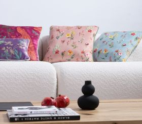 Μαξιλάρι Awesome Garden Pink Διακοσμητικό 45x45 Nef-Nef Homeware