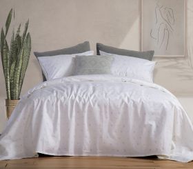 Σετ Σεντόνια Perfection White King Size 280x270 Nef-Nef Collection