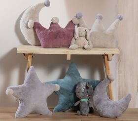 Μαξιλάρι Baby Moon Grey 33x25 Nef-Nef Homeware