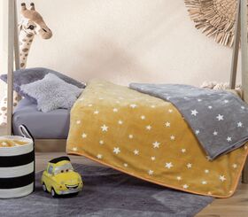 Κουβέρτα Stellar Yellow Κούνιας 100x140 Nef-Nef Homeware