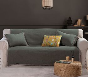Ριχτάρι New Tanger F.Green/EcruΤετραθέσιο 180x350 Nef-Nef Homeware