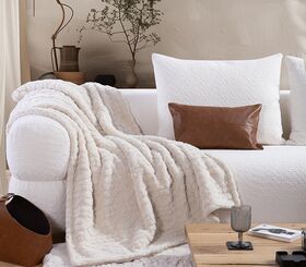 Ριχτάρι Germain Ecru Μονοθέσιο 130x180 Nef-Nef Homeware