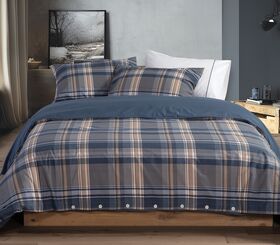 Σετ Σεντόνια  Nautica Nau Surface Denim Υπέρδιπλα 240x270 Nef-Nef Homeware