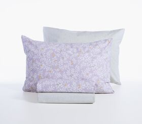Σετ Σεντόνια Cylia Lilac Υπέρδιπλο 240x270+(160x200+35)κατωσέντονο με λάστιχο Nef-Nef Homeware