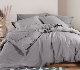 Παπλωματοθήκη Υπέρδιπλη 2.30x2.40 Basic-22 726-LGrey Nef-Nef Homeware