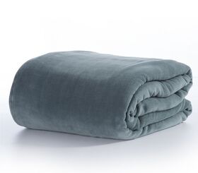 Κουβέρτα Cosy Fleece Dusty Blue 160x220 Nef-Nef Homeware