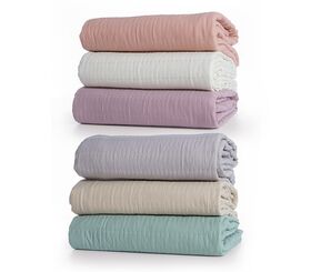 Κουβερλί Colorfull Aqua Υπέρδιπλο 230x240 Nef-Nef Homeware