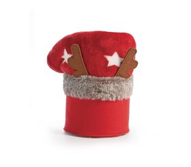 Καλάθι με Κουβέρτα Christmas Starlight Red/Red 110x140 Nef Nef Homeware