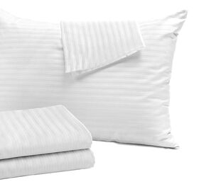 Μαξιλαροθήκη Ξενοδοχείου 52x72 Σατεν-Ρίγα White Astron Italy Μαξιλαροθήκη Ξενοδοχείου 52x72 Σατεν-Ρίγα White Astron Italy