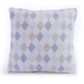 Μαξιλάρι Fleece Sweet Rhombus Blue 35x35 Nef-Nef Homeware