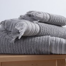 Πετσέτα Satti Grey Μπάνιου 70x140 Nef-Nef Homeware