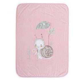 Κουβέρτα Cute Snail Αγκαλιάς 75x100 Nef-Nef Homeware