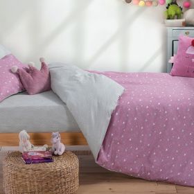 Σετ Παπλωματοθήκη Hearts Look 1x(160x240) +1x(52x72) Nef-Nef Homeware