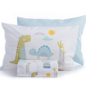 Σετ Παπλωματοθήκη Dino Dragon Time 1x(160x240) +1x(52x72) Nef-Nef Homeware