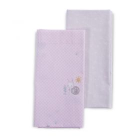 Σετ Σεντόνια Cute Snail 2τμχ.Λίκνου 70x120 Nef-Nef Homeware