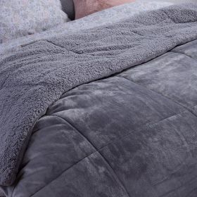 Κουβέρτα-Πάπλωμα Grey Singular (24) 160x220 μονό Nef-Nef Homeware