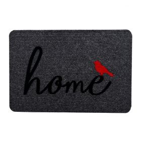 Πατάκι Home Grey 40x60 Flocky Sidirela