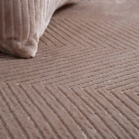 Ριχτάρι Dakari Beige Μονοθέσιο 130x180 Nef-Nef Homeware