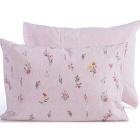 Μαξιλαροθήκη Plant Pink 52x72 Nef-Nef Homeware