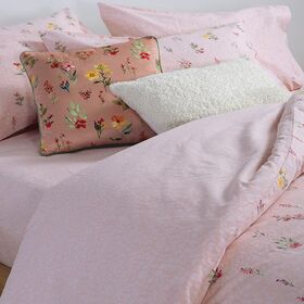 Μαξιλαροθήκη Plant Pink 52x72 Nef-Nef Homeware