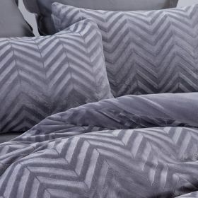 Σετ Παπλωματοθήκη Carmen Grey 160x220 Nef-Nef Homeware