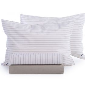 Σετ Σεντόνια Nau Cost Ecru 200x270 Διπλά Nef-Nef Homeware