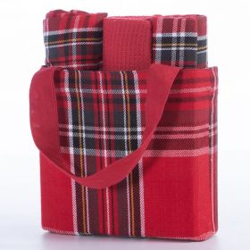 Σετ 3τμχ. Καλάθι με πετσέτες  Santa Basket Red Nef-Nef Homeware