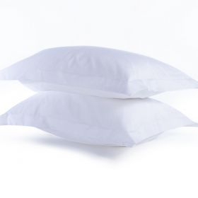 Σετ 2 τμχ. Μαξιλαροθήκες  Elements 24  White 52x72 Nef-Nef Homeware