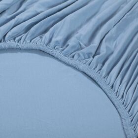 Σεντόνι Jersey L.Blue 1.60x2.00 με λάστιχο Nef-Nef Homeware
