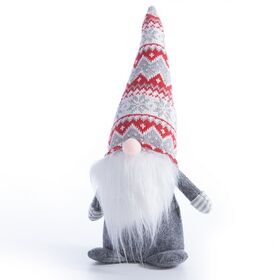 Χριστουγεννιάτικο Διακοσμητικό Dwarf Grey Στοπ Πόρτας 12x29 Nef-Nef Homeware
