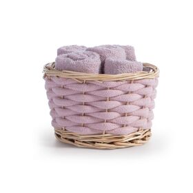 Σετ 5τμχ.Borra Lilac καλαθάκι με Λαβέτες 30x30 Nef-Nef Homeware