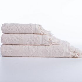 Πετσέτα Προσώπου Sangalia Ecru 50x90 Nef-Nef Homeware
