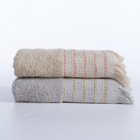 Πετσέτα Χεριών Quantro Beige 30x50 Nef-Nef Homeware