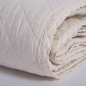 Κουβερλί Brunno Ecru 230x240 Nef-Nef Homeware