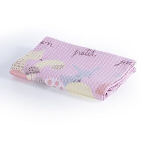 Βρεφική Κουβέρτα πικέ Κούνιας Mon Petit Jardin 110x150 Nef-Nef Homeware