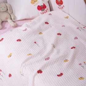 Βρεφική Κουβέρτα πικέ Αγκαλιάς Lady Bug 80x110 Nef-Nef Homeware