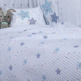 Βρεφική Κουβέρτα πικέ Αγκαλιάς Explore the Universe 80x110 Nef-Nef Homeware