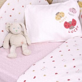 Σετ 3τμχ. Σεντόνια Κούνιας Lady Bug  120x170 Nef-Nef Homeware