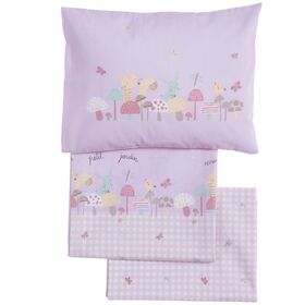 Σετ 3τμχ. Σεντόνια Κούνιας Mon Petit Jardin  Nef-Nef Homeware