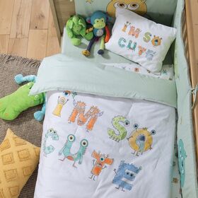 Βρεφικό Κουβερλί  Alphabet Monster 110Χ140 Nef-Nef Homeware